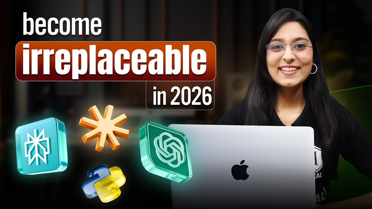 Top AI Skills That Will Make You Irreplaceable in 2026 - YouTube
