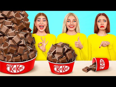 Большая, Средняя или Маленькая тарелка Челлендж | Съедобная Битва от Multi DO Smile