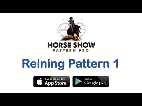 HORSE SHOW PATTERN PRO: AQHA, APHA and NRHA Reining Pattern 1