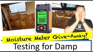Testing for damp in Campervan, Caravan, Motorhome with TopTes TS-630