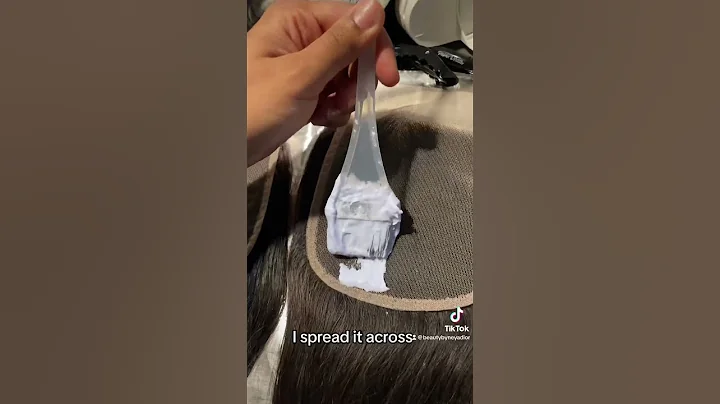 How to bleach knots for beginners! #bleachingknots #wigs #bleachinghair #wigmaker