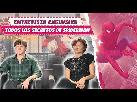 WE MET TOM HOLLAND AND ZENDAYA 🤩 THEY TOLD US EVERYTHING ABOUT SPIDER-MAN: A NEW DAY 👀🕷️