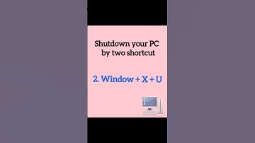 Shutdown your PC 🖥️#viral #youtubeshorts #keyboardshortcut
