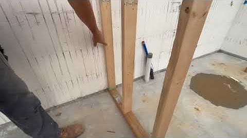 Ryan Derrer with NBS explaining "How do you Fasten interior wood walls to Quad Lock ICF system?"