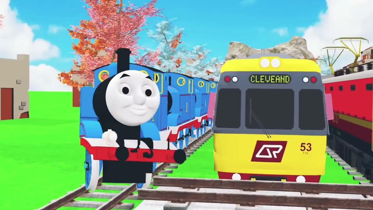 【踏切アニメ】あぶない電車 TRAIN PACMAN Vs 3 TRAIN Crossing 🚦 Fumikiri 3D Railroad Crossing Animation