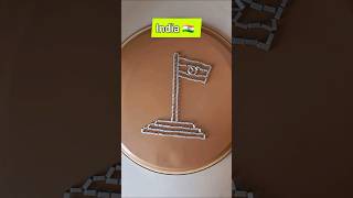 indian flag drowning/#stepler pin art/#hindu he ham /#status /#shorts/#trirango /#jay mahakal