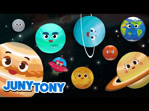 The Solar System 🌌🌞 | The Eight Planets 🪐 | Space Song | Planet Song | Science For Kids | JunyTony