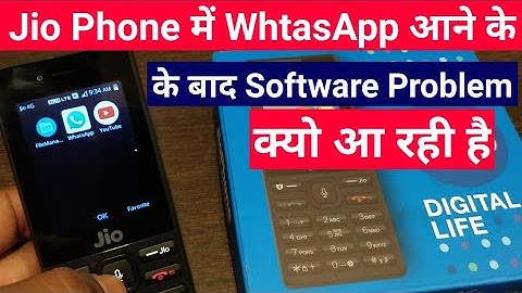 [Solved] Jio Phone Software Update Problem After Whatsapp Update for Jio Phone