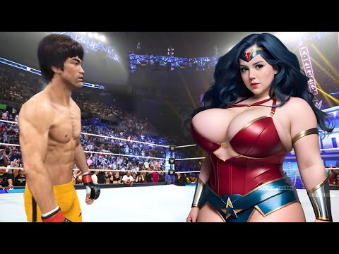 ?WWE 2K23 - Bruce Lee Vs Wonder Woman : WWE2K Sep 15, 2023