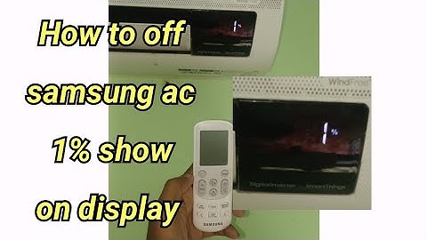 Samsung AC display 1 show problem solved