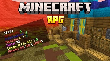 My first attempt at making an RPG in Minecraft!