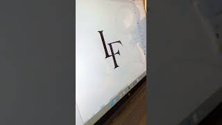 Make a logo with us ✨️ From the letters L + F