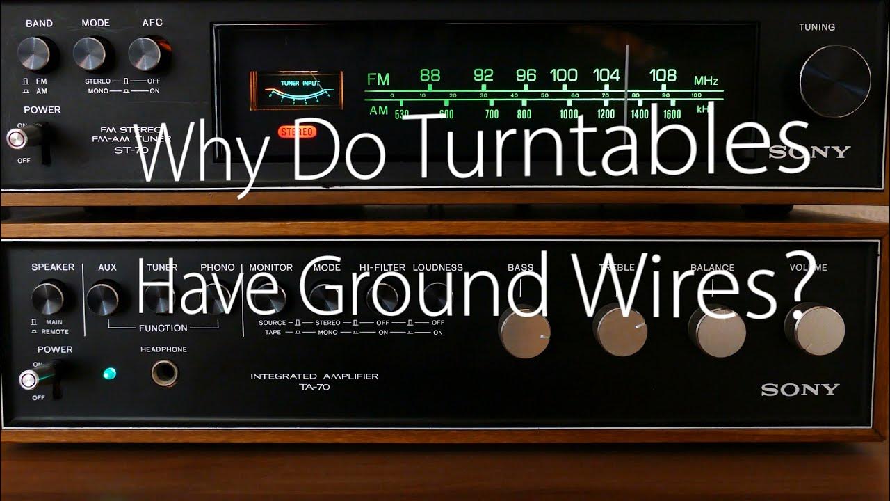 Why Do Turntables Have Ground Wires? YouTube