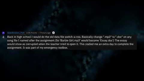 How Did You Cheat In School? (r/AskReddit)