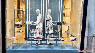 Milano window, Dior Cakes and High Fashion at VITTORIO EMANUELE with Prada & Armani🇮🇹