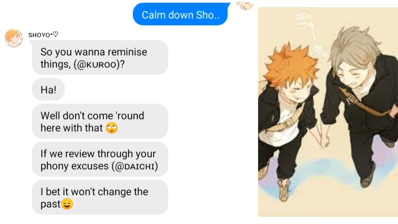 I've Had Enough -Lyric(not)prank- || SugaHina vs. KuroDai {DaiSuga Angst} || Haikyuu Text