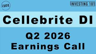 Cellebrite DI Q2 2026 Earnings Call | EPS Beats at $0.11 & ARR Grows 21% to $508M