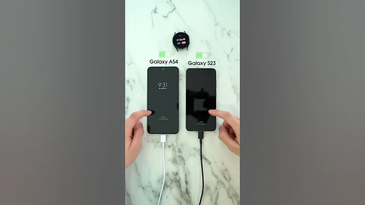 Samsung Galaxy A54 vs Galaxy S23 Charging Test🪫🔋 - DayDayNews