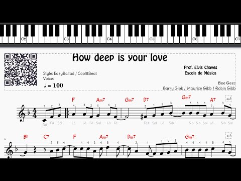 Super Partituras - How Deep Is Your Love v.8 (Bee Gees), sem cifra