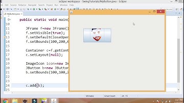 Java Swing(urdu/hindi)-13-  JButton-02-  Apply Image On JButton And Changing Color