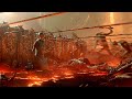 Diablo 4 inarius army vs army of lilith battle scene cinematic 4k