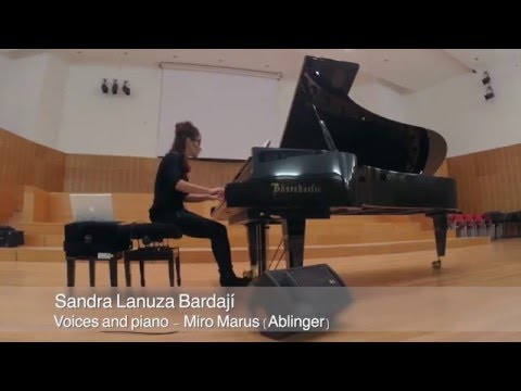 Miro Marcus Ablinger S Voices And Piano Sandra Lanuza 