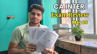 How was my exams ?  || CA inter exam review 🤧 || CA inter 