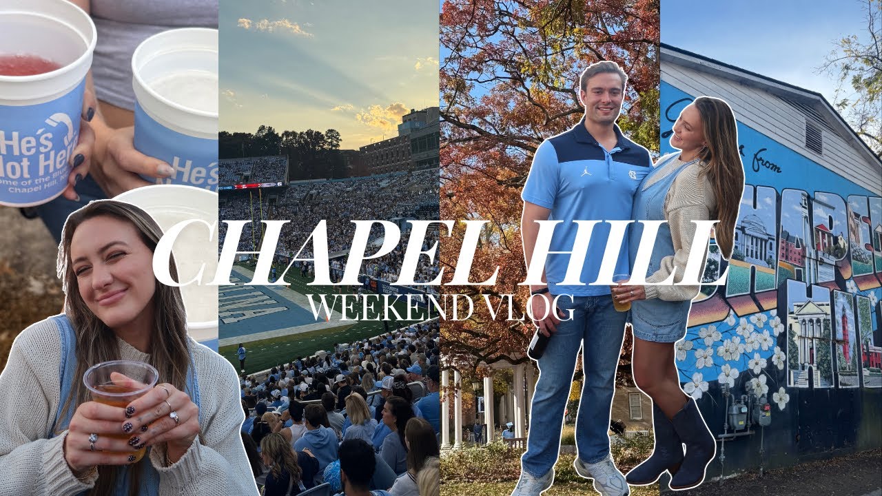 48 ЧАСОВ В ЧАПЭЛ-ХИЛЛ 🏈 Любимые места, осень в кампусе и футбольный матч в честь возвращения на р...