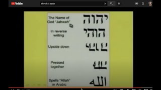 33° Mason: &quot;YHVH is Satan!&quot; | YHVH Backwards=ALLAH | Albert Pike, Blavatsky, Manly P. Hall Testimony