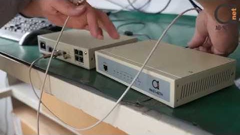 4 Ethernet port to E1 converter - Framed & Unframed Support