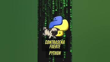 Cómo validar contraseñas fuertes con Python? 🔒 Aprende en 1 minuto #python #desarrollodesoftware