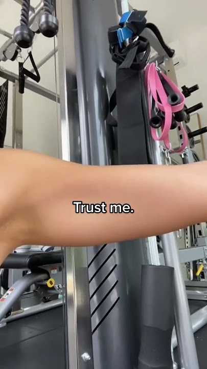 How to tone your triceps (weightless arm exercise) #shorts