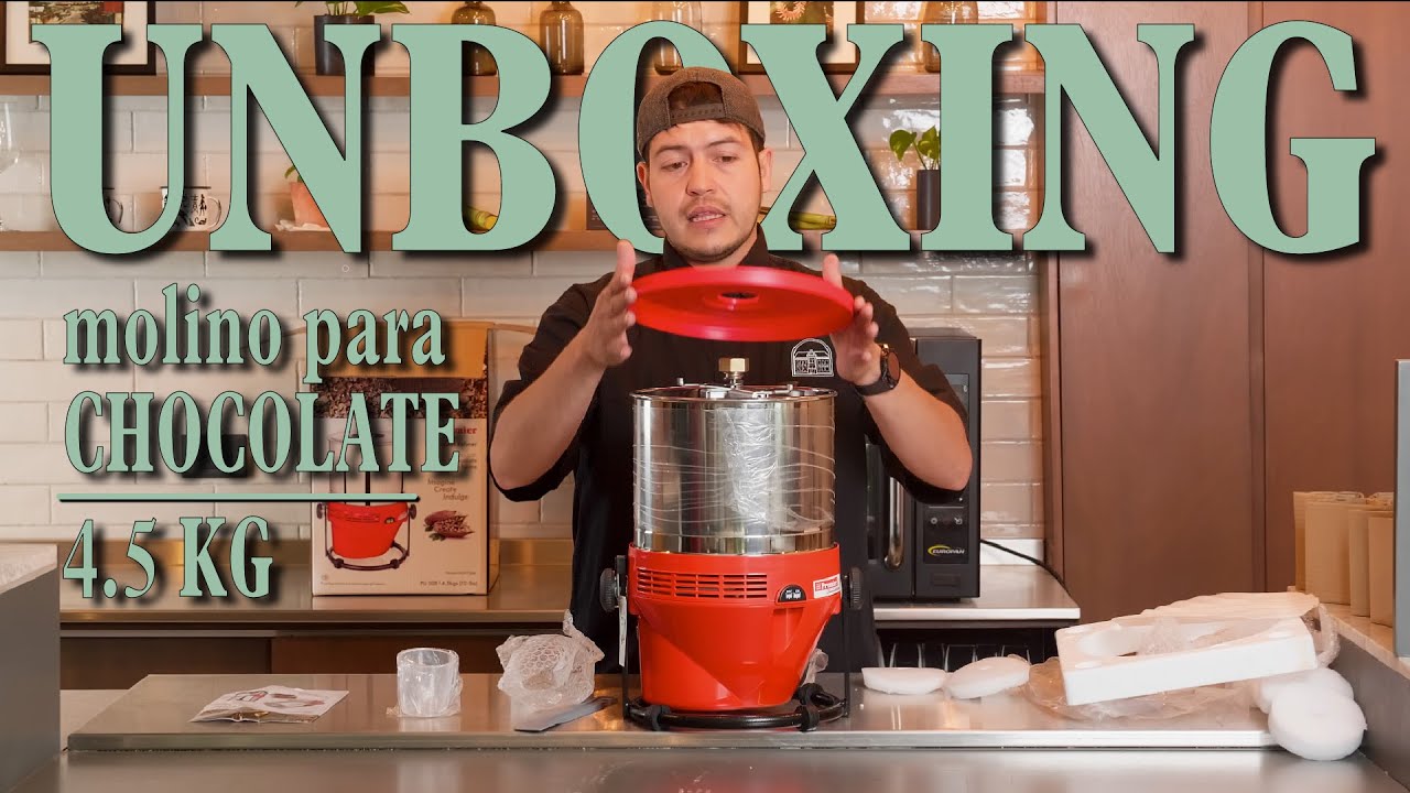 Unboxing and Assembly of the 4.5 kg Chocolate Refining Mill 