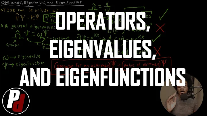 Operators, Eigenvalues, and Eigenfunctions | Physical Chemistry II | 3.3