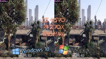 Windows 10 vs Windows 7 Gaming Performance GTA V , Mafia 2 Benchmark | i5-4570 - R9 270X - 16GbRAM