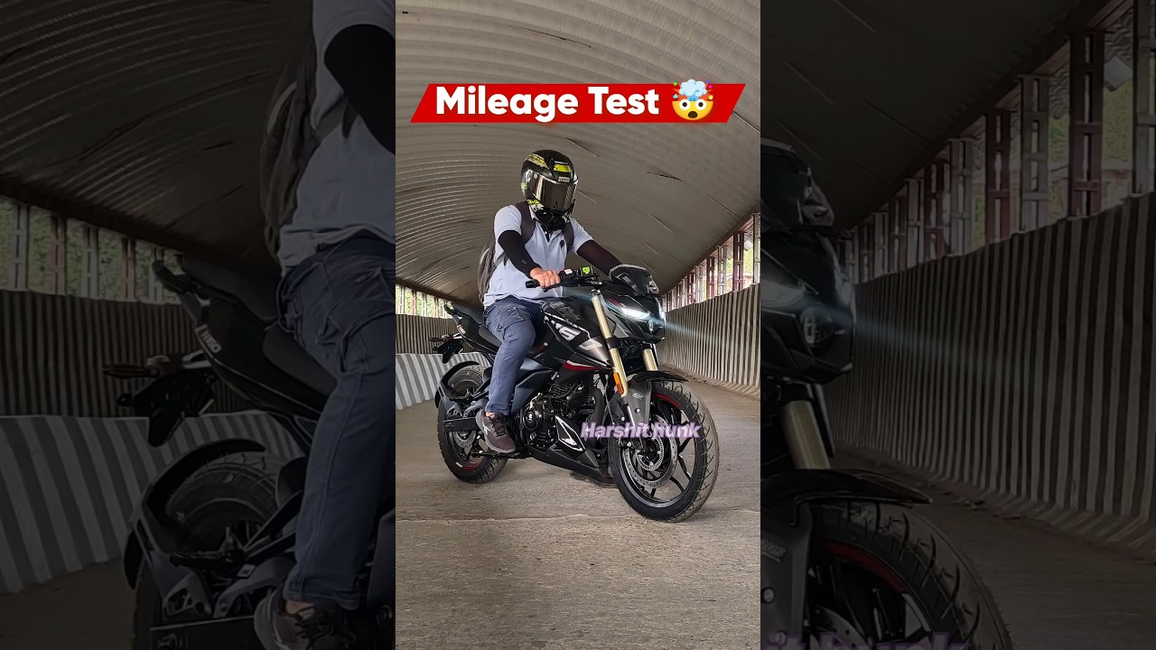 2025 Bajaj Pulsar N160 Mileage Test 🤯 Shocking Result #shorts #n160