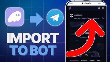 How to Import Phantom Wallet to Telegram Bot (2025 Updated Tutorial)