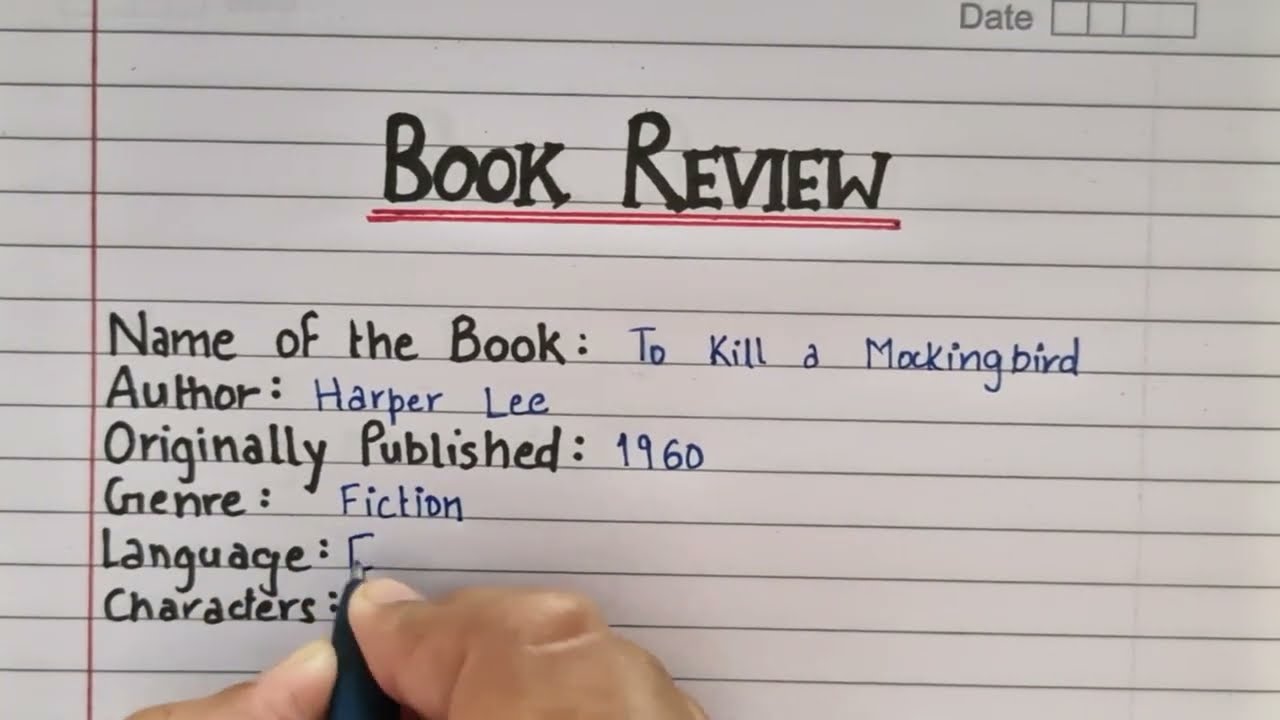 How to write Book Review || Book Review of "To Kill a Mockingbird" by "Harper Lee" || Book Summary