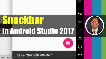 How to Use Snackbar in the Latest Android Studio