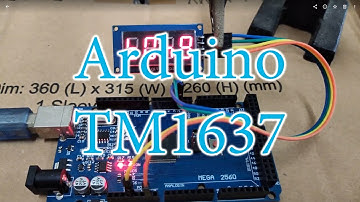 Arduino và led 7 đoạn TM1637 giao tiếp I2C