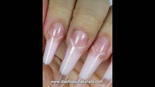 Uñas de GEL con DUAL EXTENSION  #nails #nailart #nailtutorial