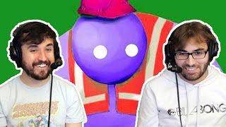 GANG BEASTS - SE EU MORRO EU PERCO MINHA VIDA!? Com Leon!