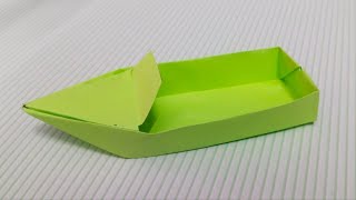 How to Make a Paper Boat that Floats | Paper Speed Boat | Origami Boat#craft