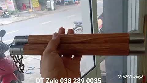 côn gỗ, côn gỗ bọc inox 2 đầu,