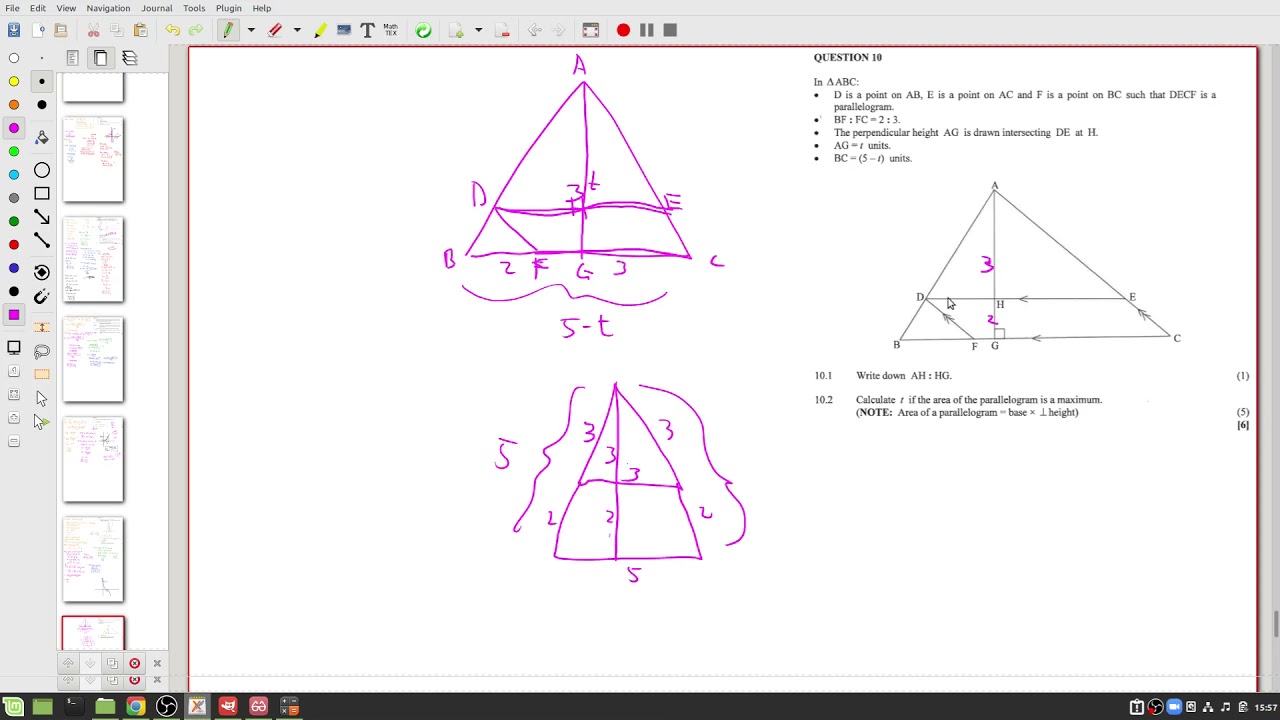 CAPS November 2018 Paper 1 - Question 10