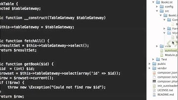 Zend Framework 2 -- 04 10 Demo Finishing the Index Action