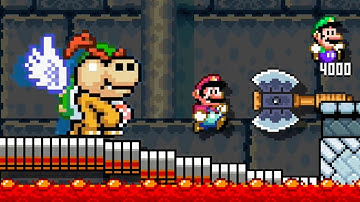 Super Mario Maker 2 – 2 Players Super Worlds Local Multiplayer Co Op Walkthrough #1