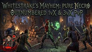 ESO: U50 PvP | PURE NECRO WHITESTRAKES MAYHEM BG /1vX/3vX CARNAGE | GOLIATH IS OP! BUILD SS INSIDE