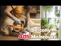 #20 My Tiny Balcony DIY Makeover | 4m2 Vegetables Garden On Balcony (Part 01)