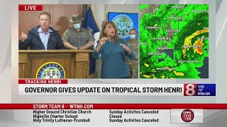 Gov. Lamont provides an update on the state's response to Tropical Storm Henri